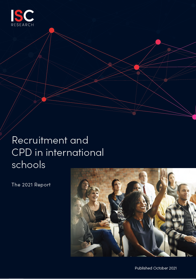 Recruitment and CPD in international schools report cover