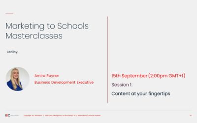 Marketing to Schools Masterclass series: Content at your fingertips