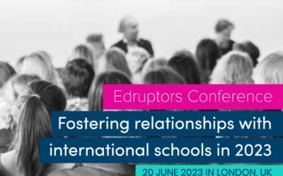 Fostering relationships with international schools in 2023