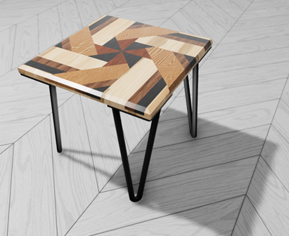 patterned table