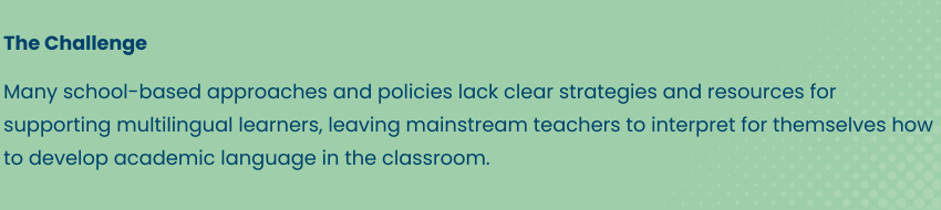 EAL Challenges: Unclear strategies and training